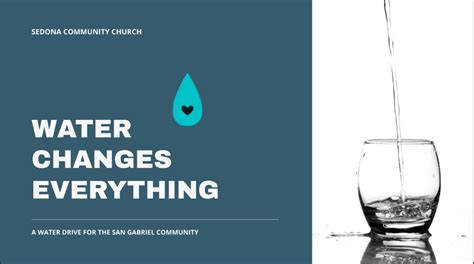 Water Changes Everything. .